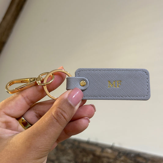 Clasp Keychain - Grey/Gold - MF