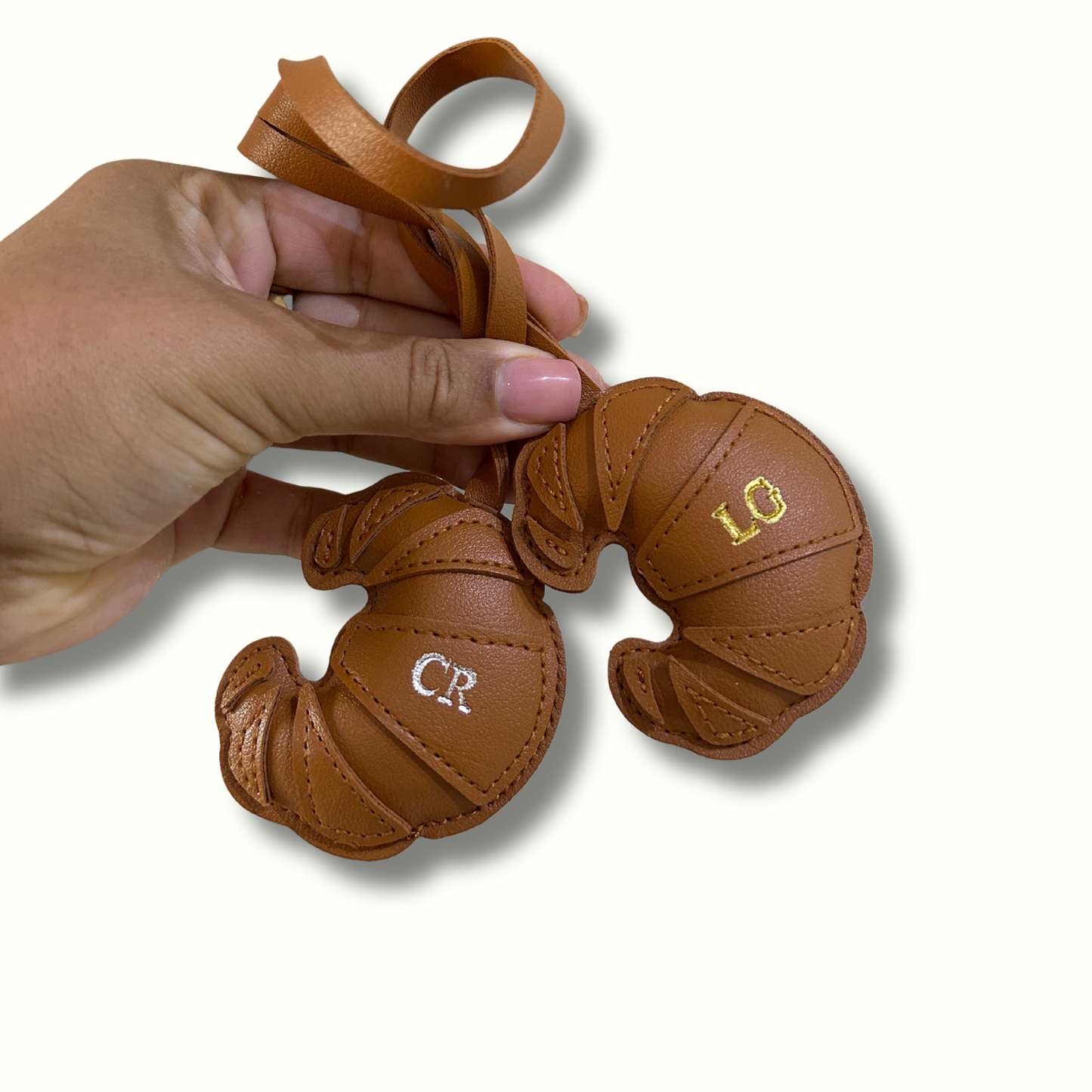 Personalised Croissant Bag Charm
