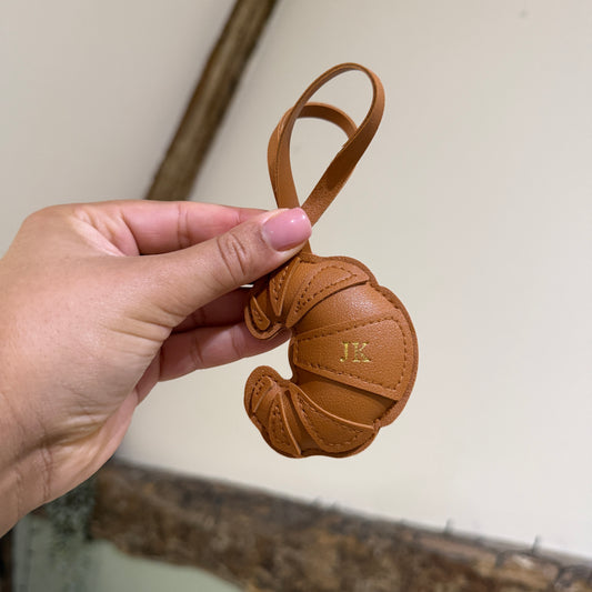 Croissant Bag Charm - Gold - JK