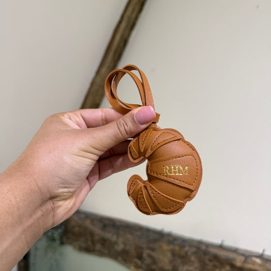 Croissant Bag Charm - Gold - RHM