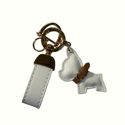 Personalised Dog Charm Keyring