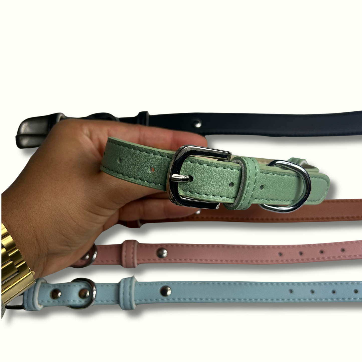 Personalised Vegan Leather Pet Collar
