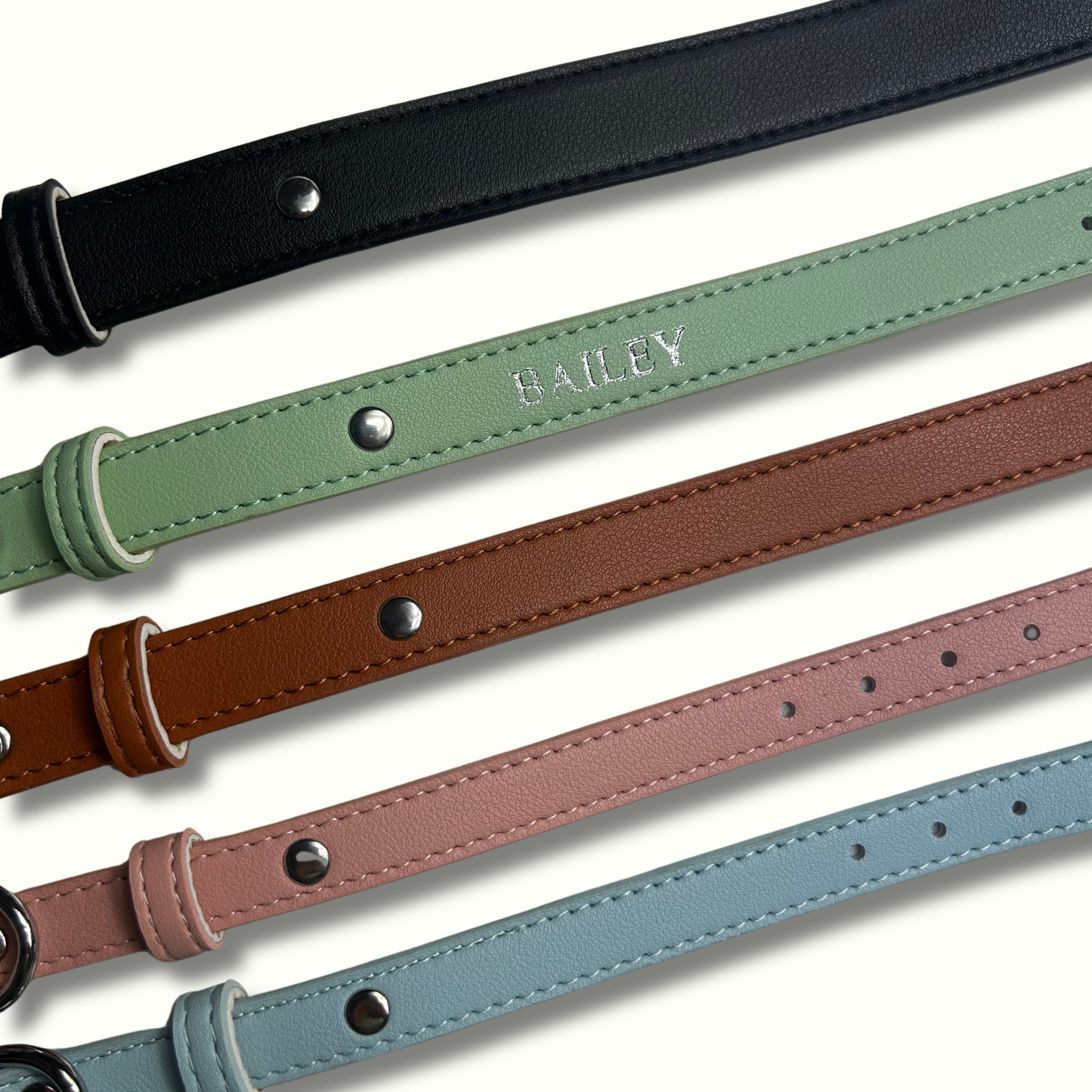 Personalised Vegan Leather Pet Collar