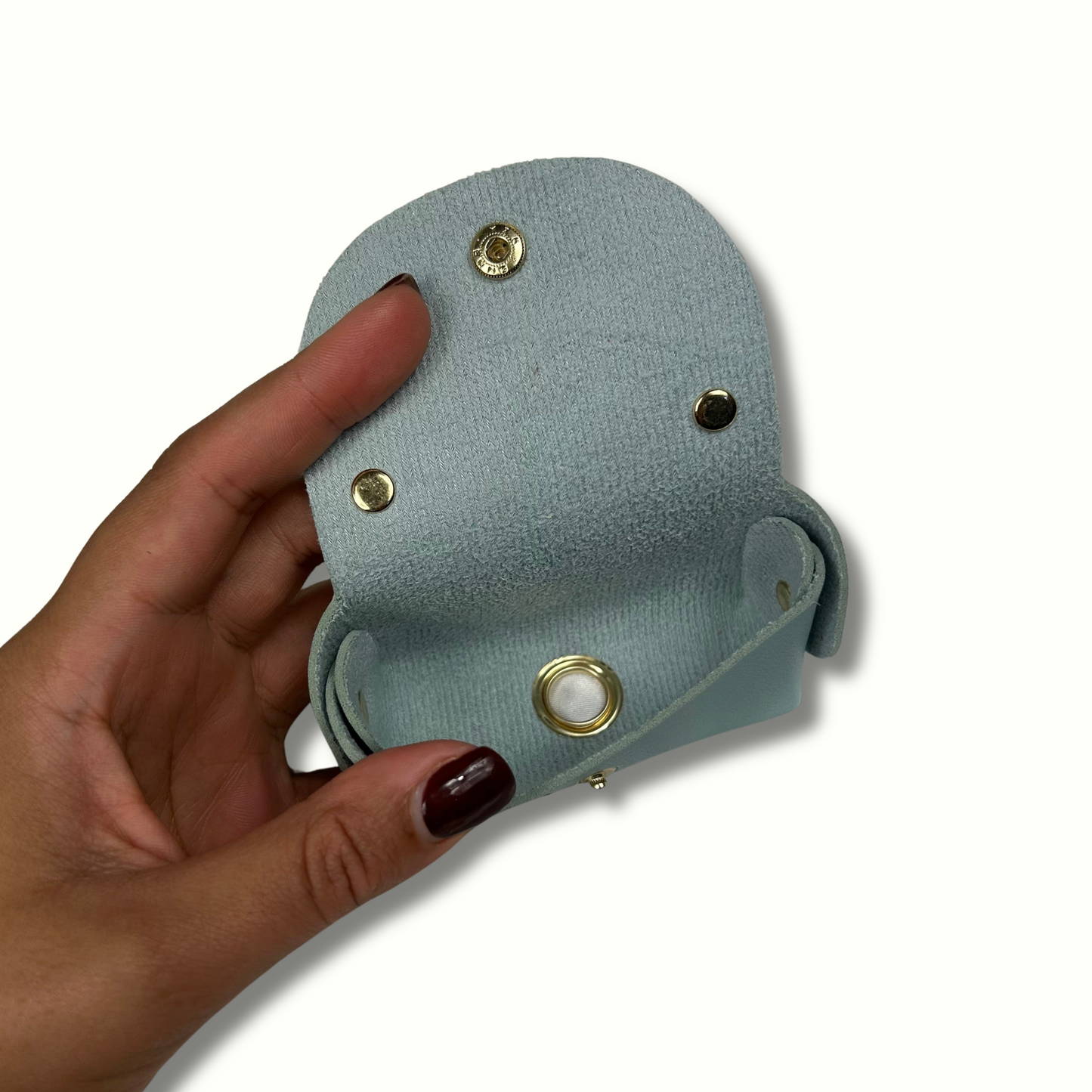 Personalised Vegan Leather Dog Poo Bag Holder
