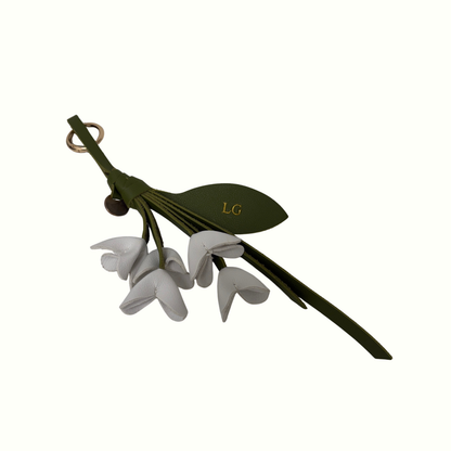 Personalised Flower Bag Charm