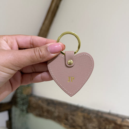 Heart Keyring - Nude/ Gold - JP