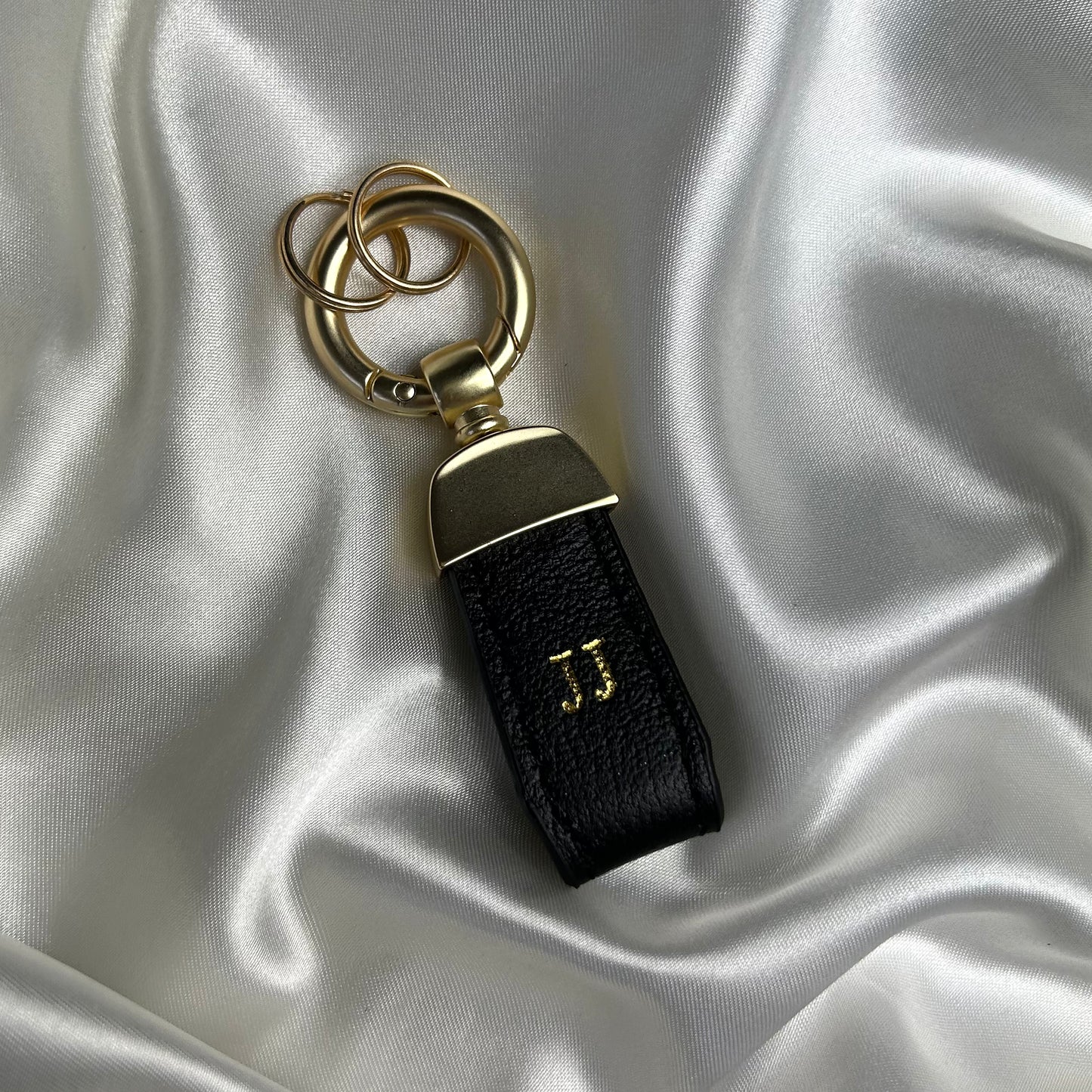 Leather Short Loop Keychain