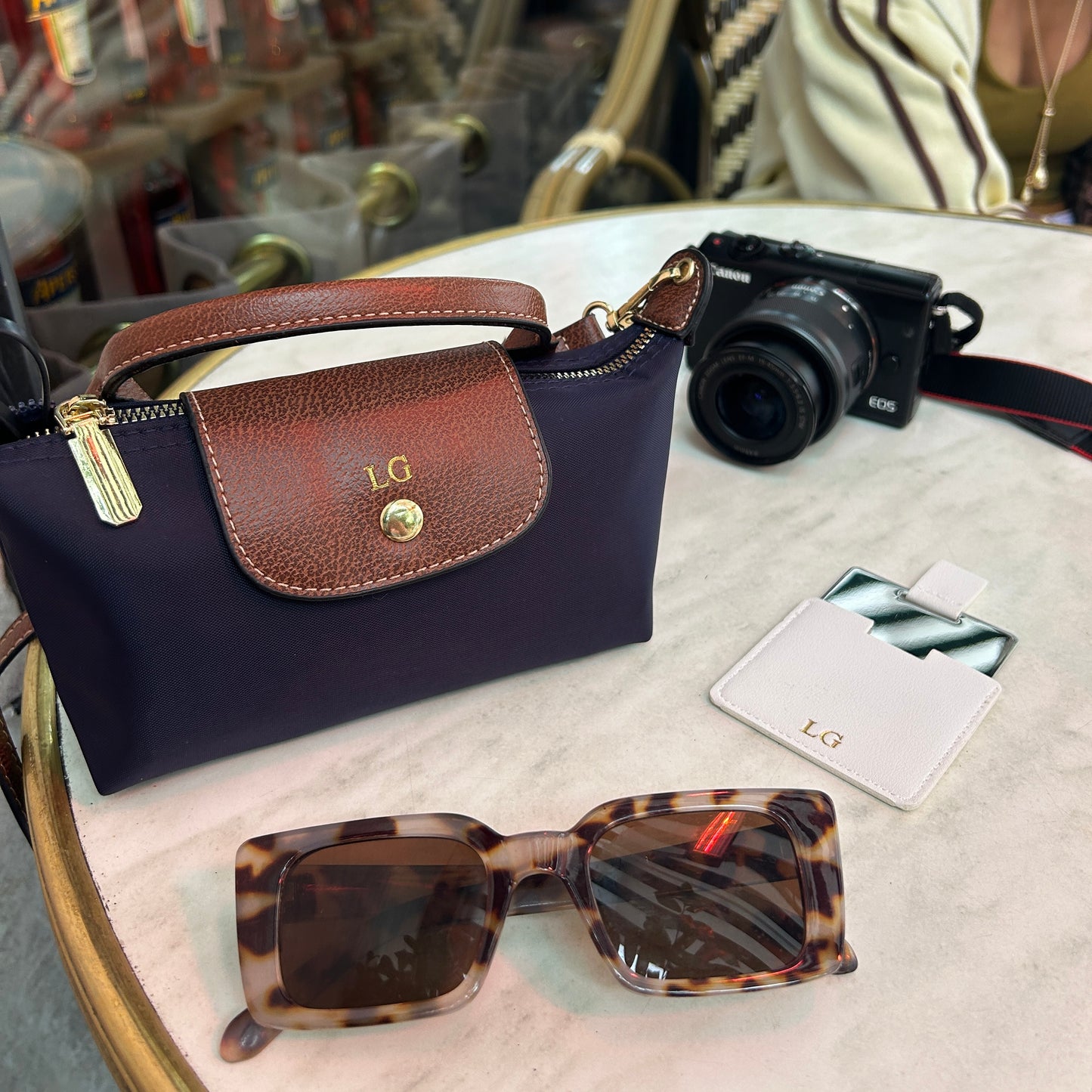 Personalised Mini Nylon Crossbody Bag