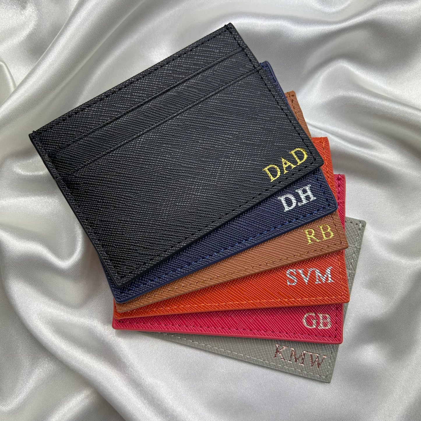 Personalised Leather Card Holder