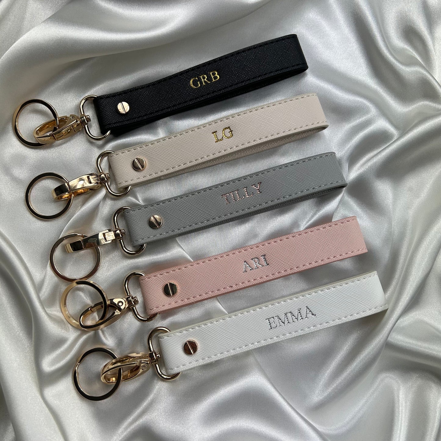 Personalised Large Loop Keychain