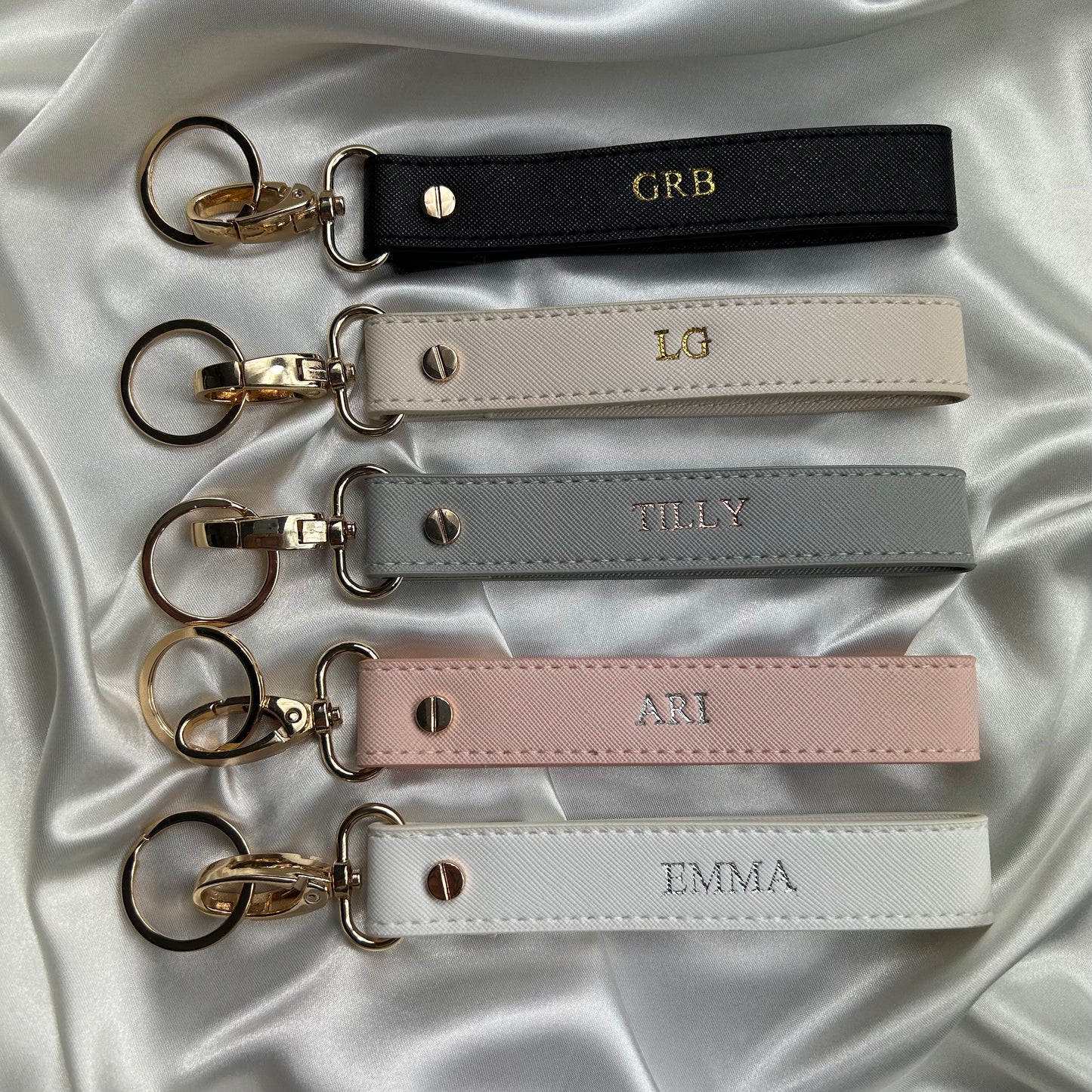 Personalised Large Loop Keychain