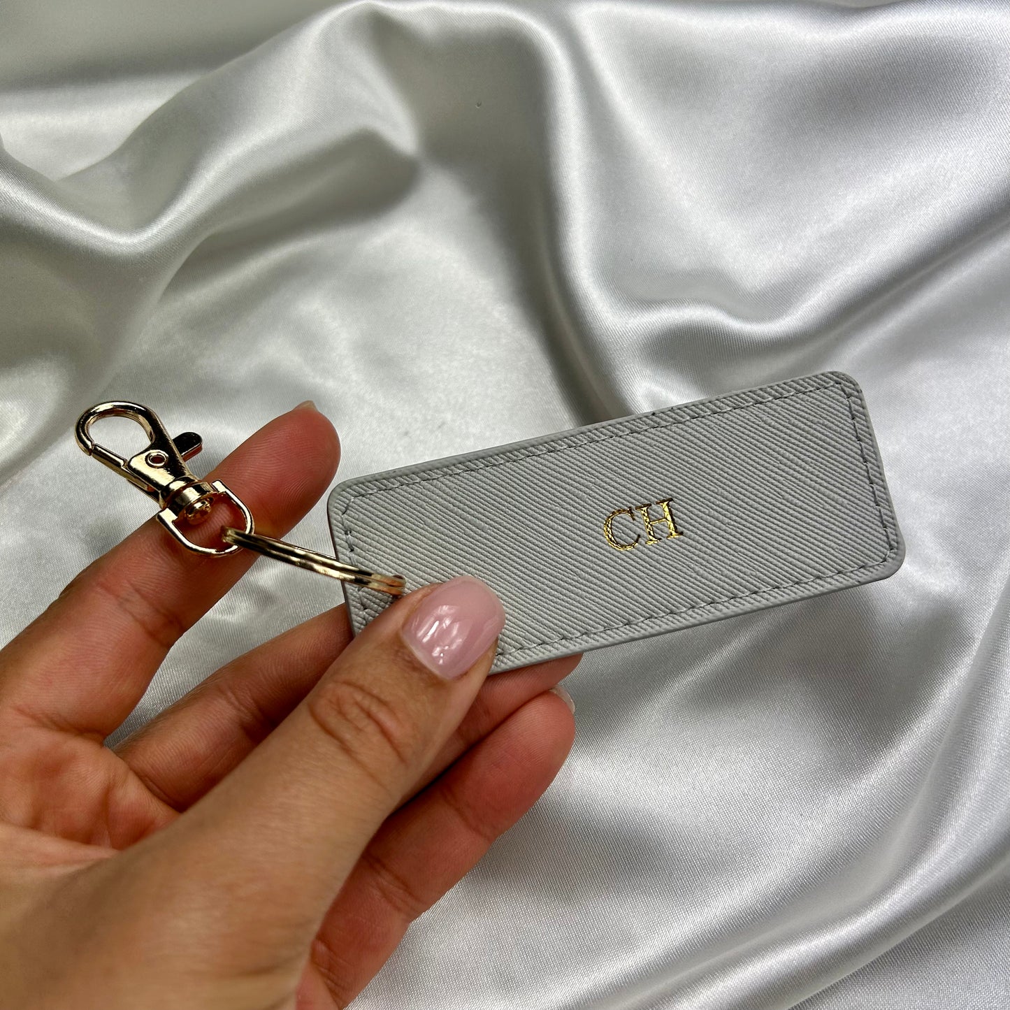 Personalised Rectangle Luggage Tag Keychain