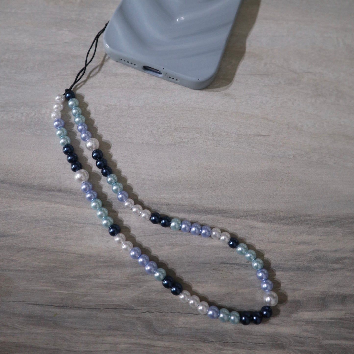 Pearl Beaded Phone Charm