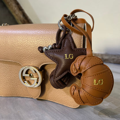 Personalised Croissant Bag Charm
