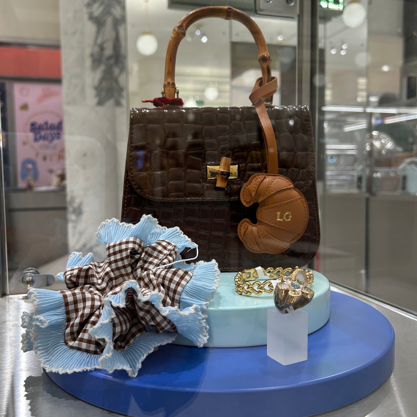 Personalised Croissant Bag Charm