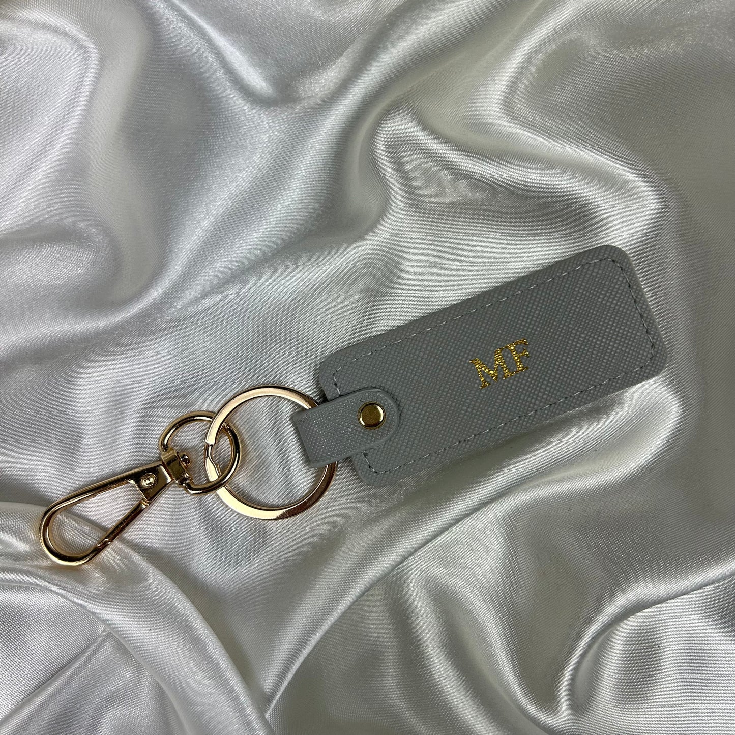 Personalised Vegan Leather Keychain