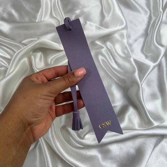 Tassel Bookmark - Purple/ Gold - CSW