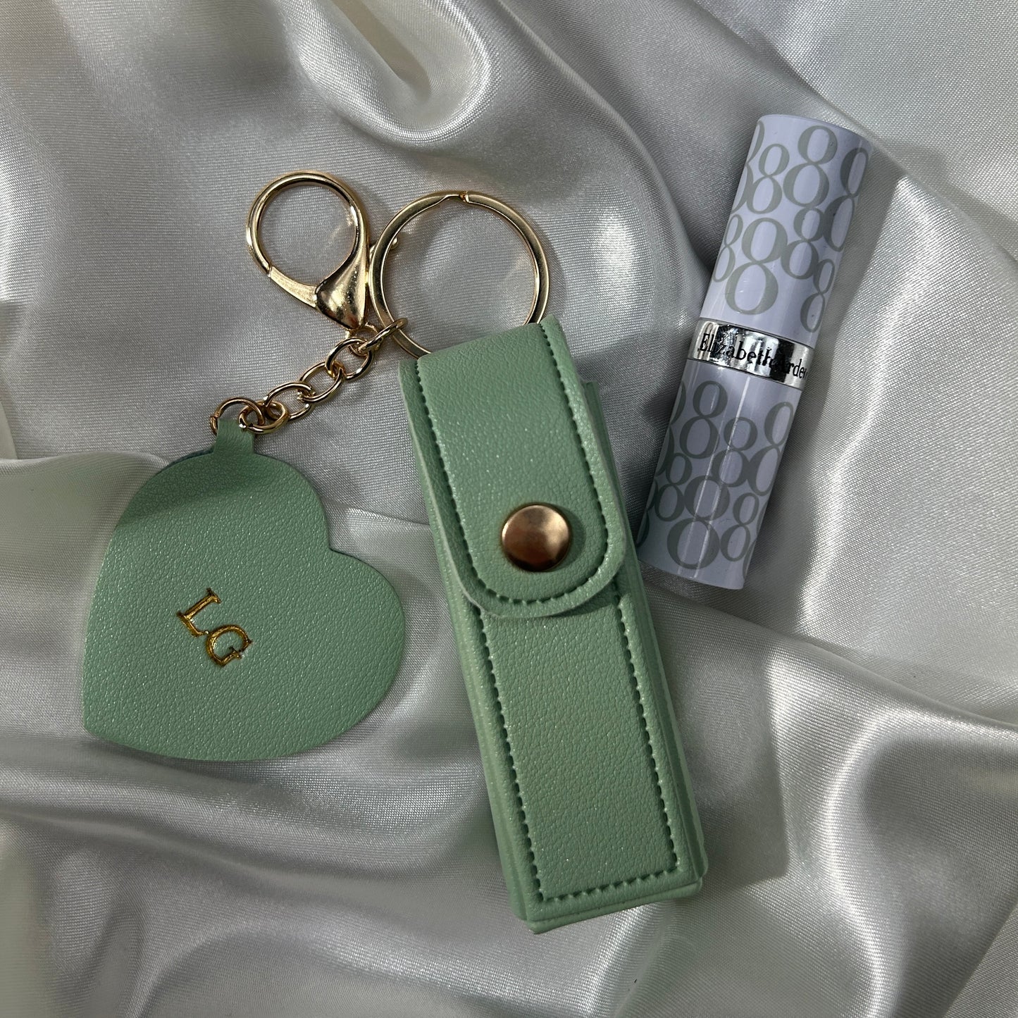 Personalised Vegan Leather Lipstick Case