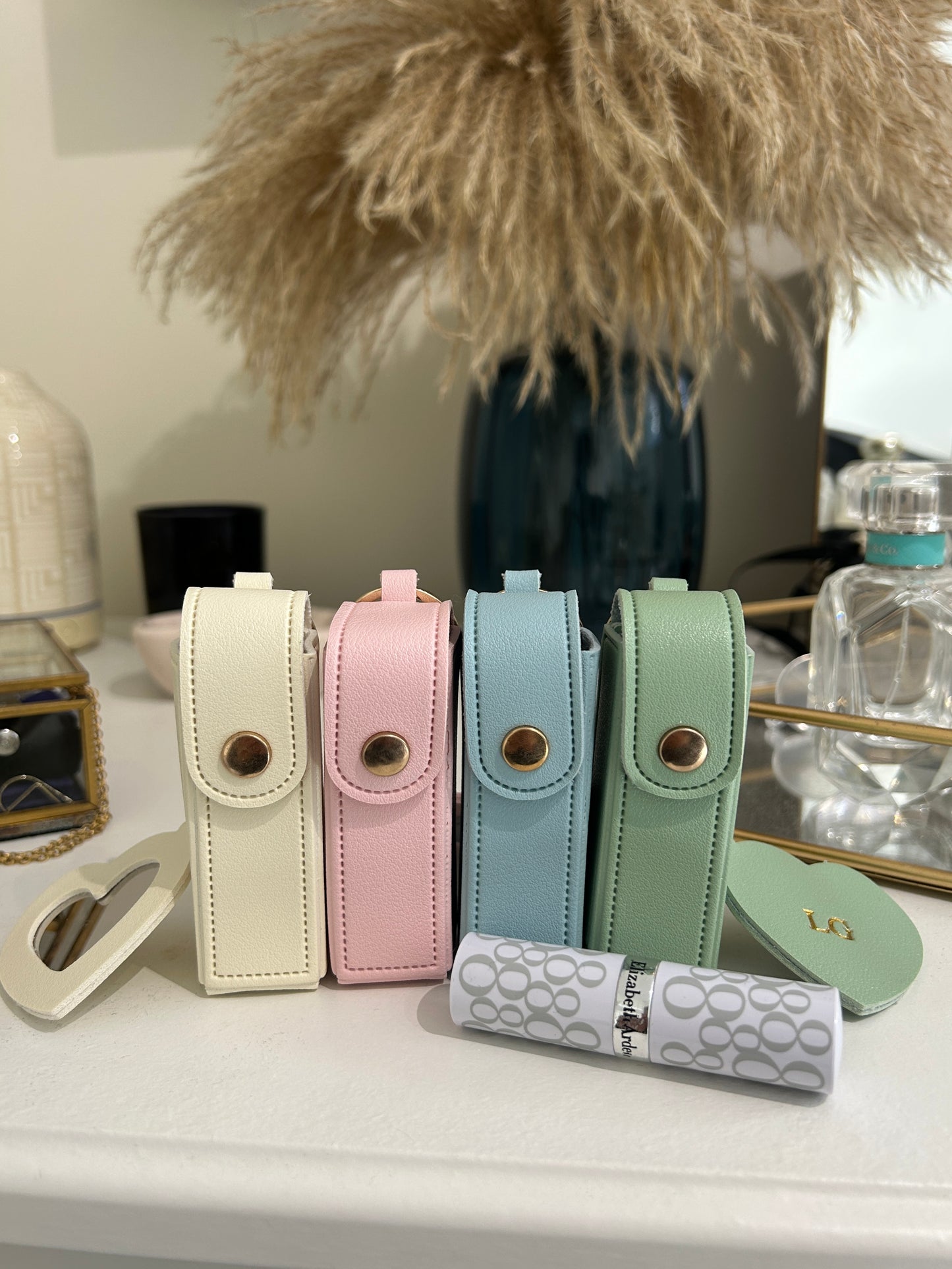 Personalised Vegan Leather Lipstick Case
