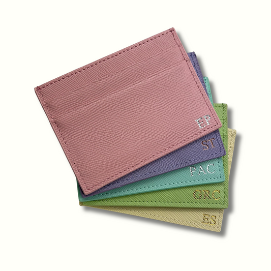 Personalised Leather Card Holder