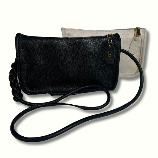 Personalised Leather Crossbody Bag