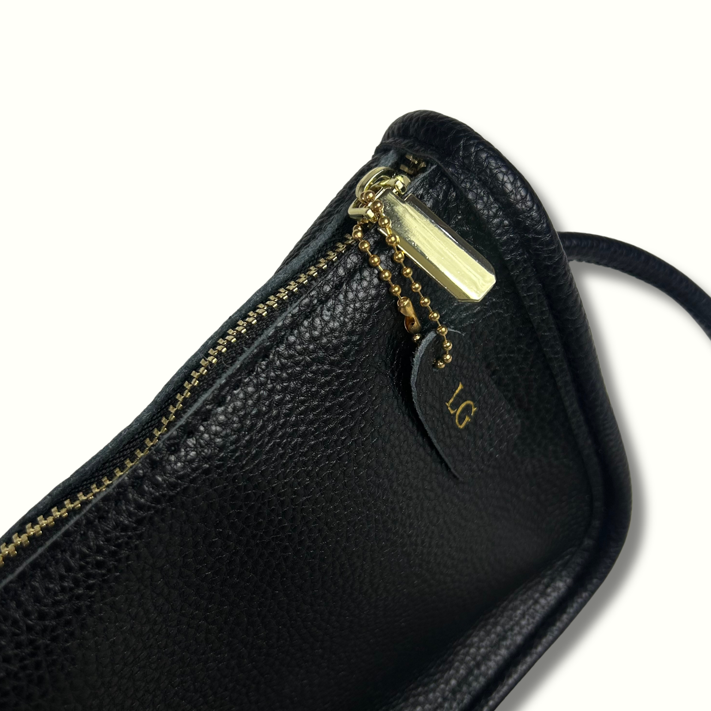Personalised Leather Crossbody Bag