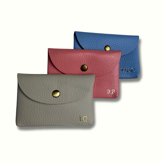 Personalised Leather Mini Purse