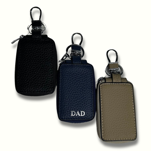Personalised Leather Key Case Keychain