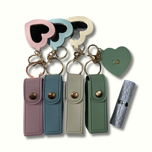 Personalised Vegan Leather Lipstick Case