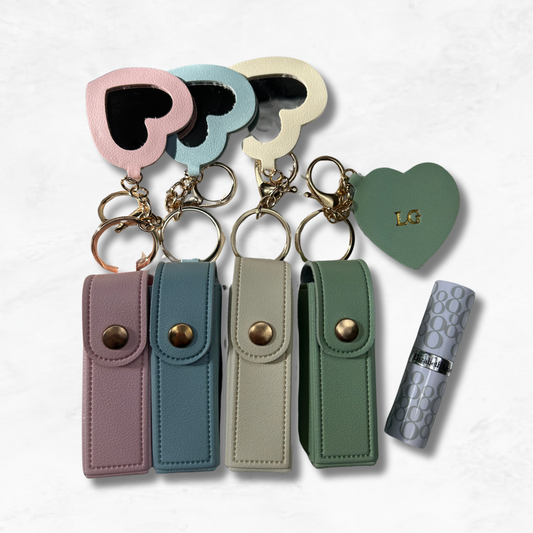 Personalised Vegan Leather Lipstick Case