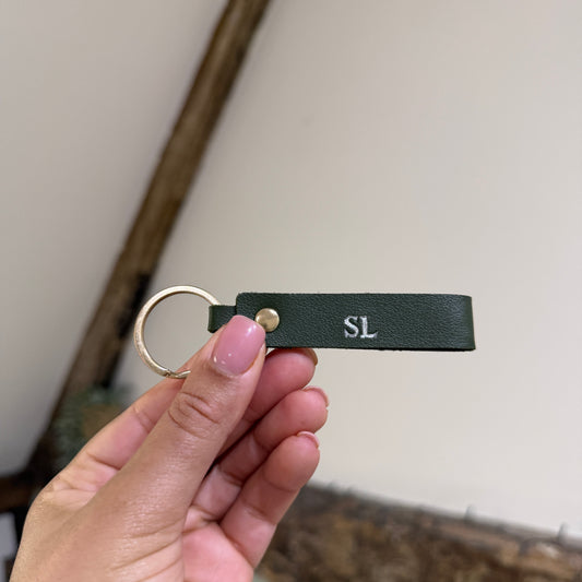 Loop Keychain - Khaki/ Silver - SL