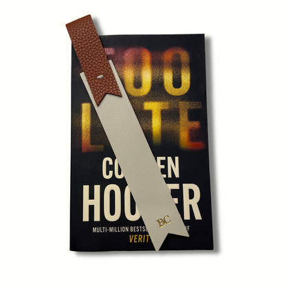 Personalised Vegan Leather Loop Bookmark