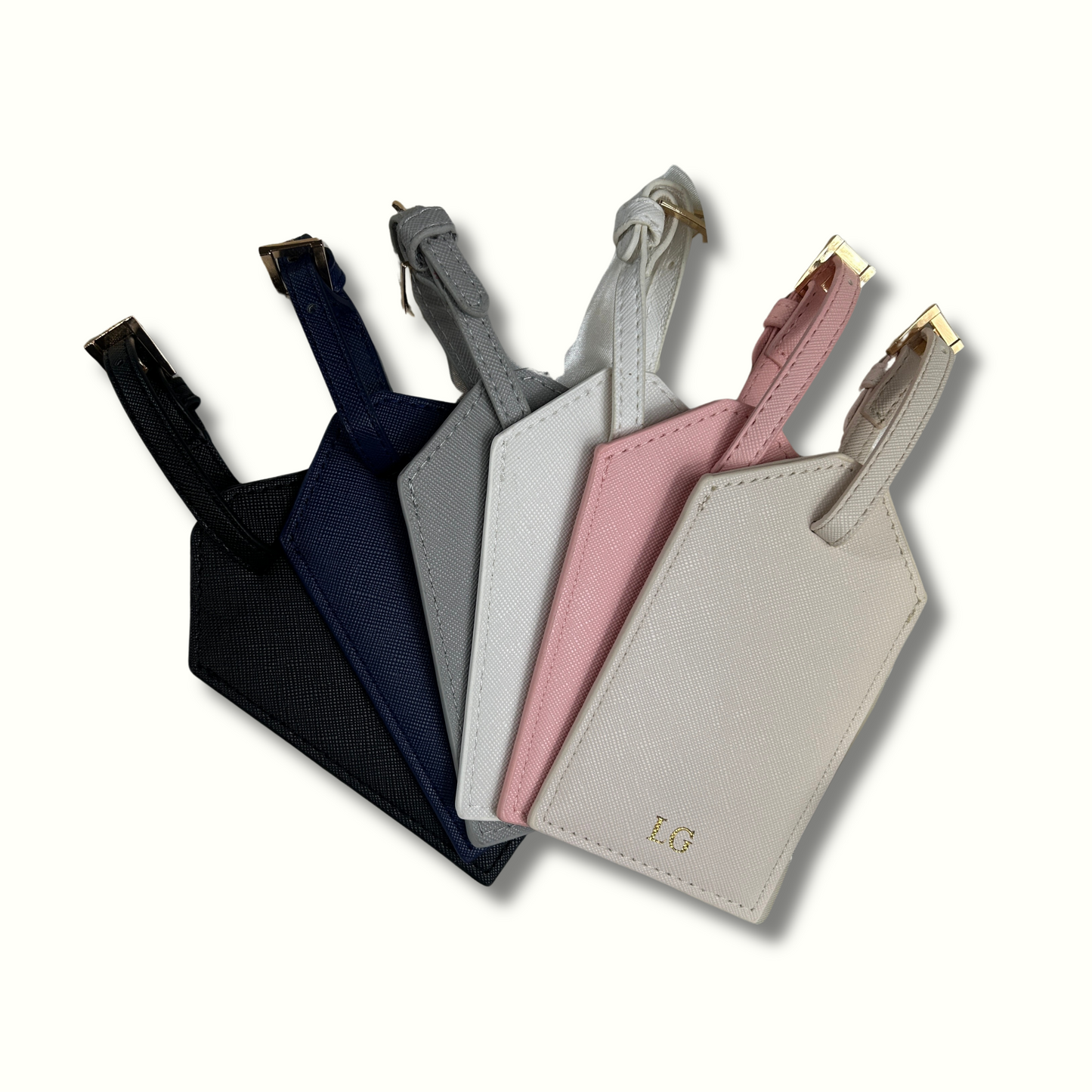 Personalised Vegan Leather Luggage Tag