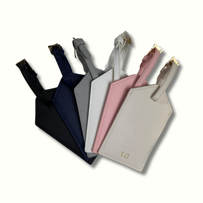 Personalised Vegan Leather Luggage Tag