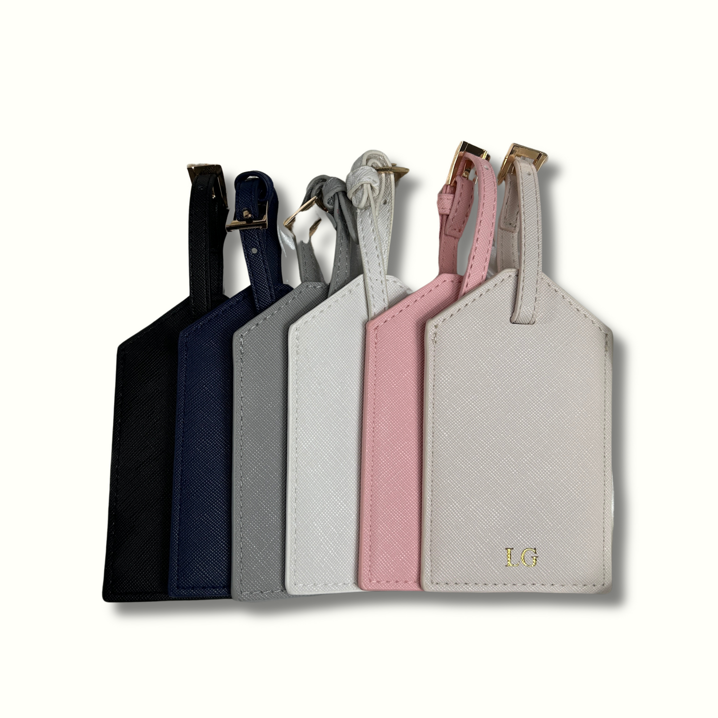 Personalised Vegan Leather Luggage Tag