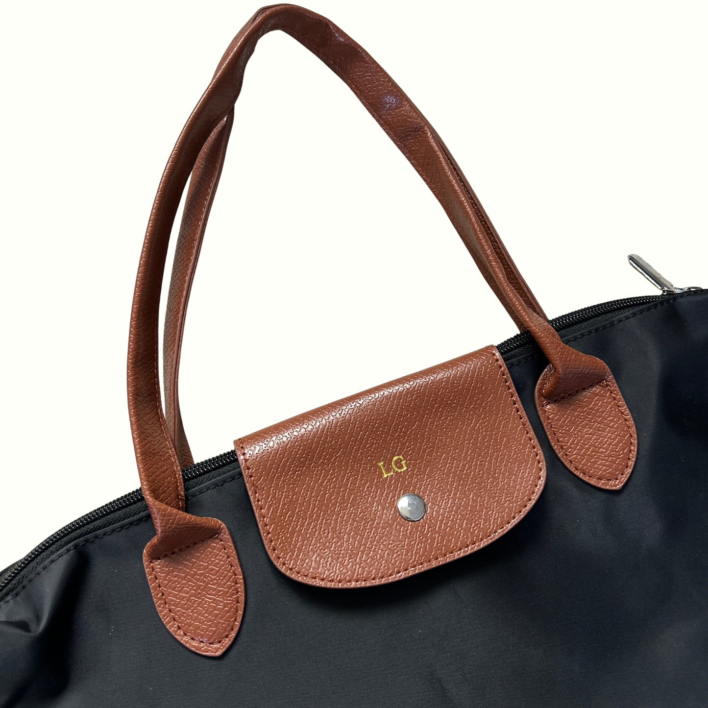Personalised Medium Nylon Handbag