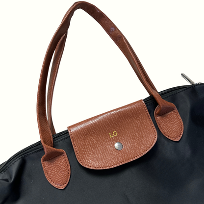 Personalised Medium Nylon Handbag