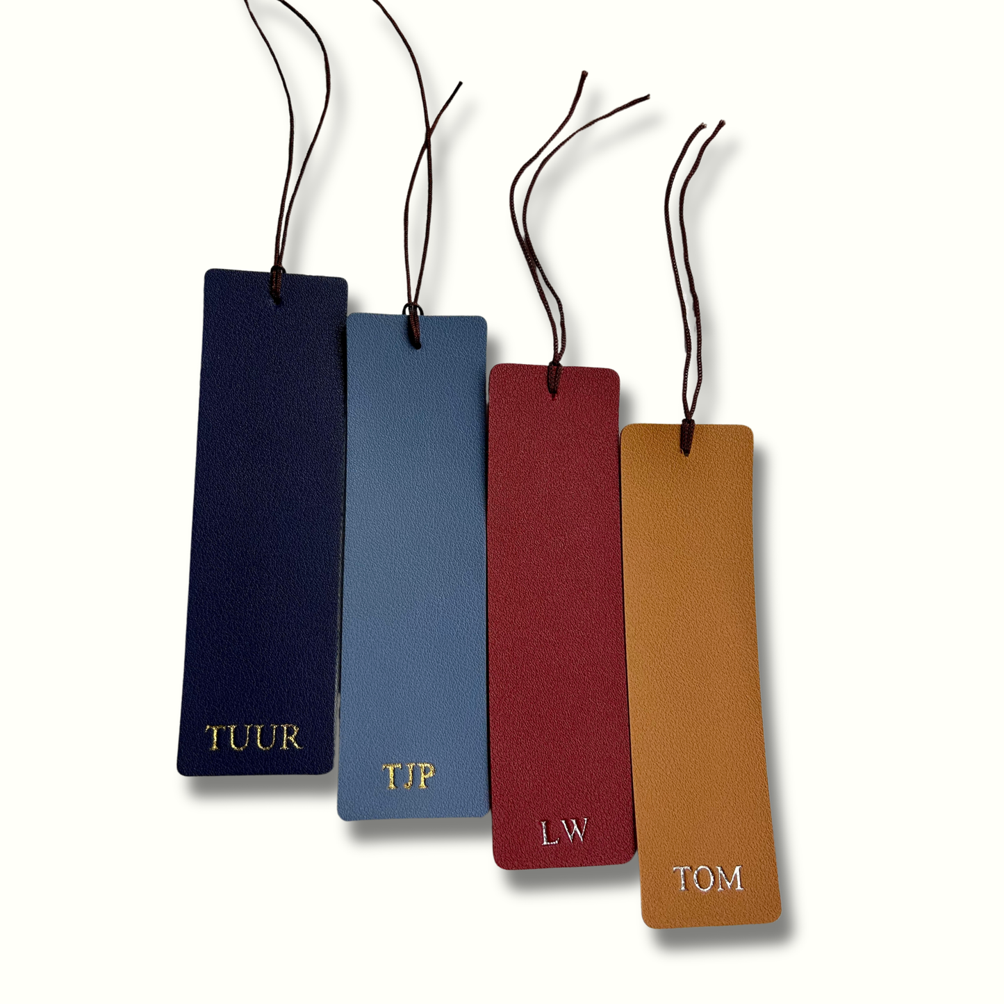 Personalised Vegan Leather Bookmark