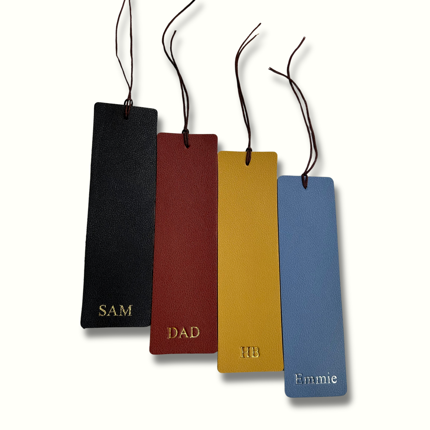 Personalised Vegan Leather Bookmark