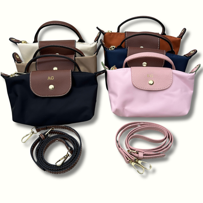 Personalised Mini Nylon Crossbody Bag