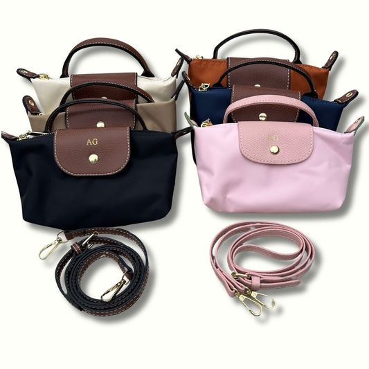 Personalised Mini Nylon Crossbody Bag