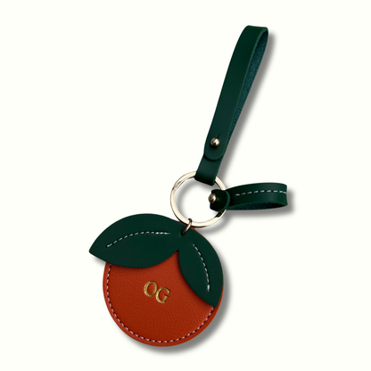 Personalised Orange Bag Charm