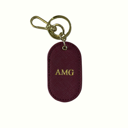 Personalised Oval Keyring