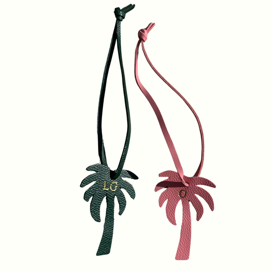 Personalised Palm Tree Bag Charm