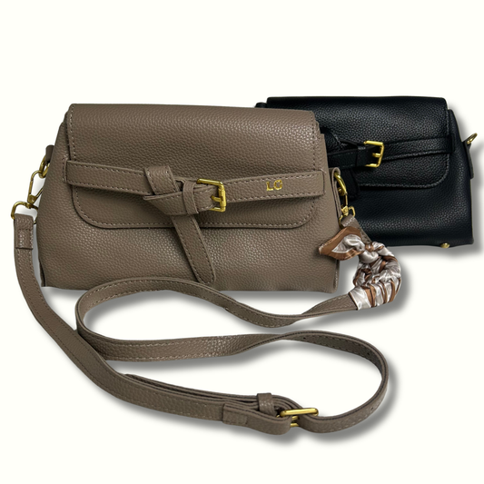 Personalised Vegan Leather Crossbody Bag