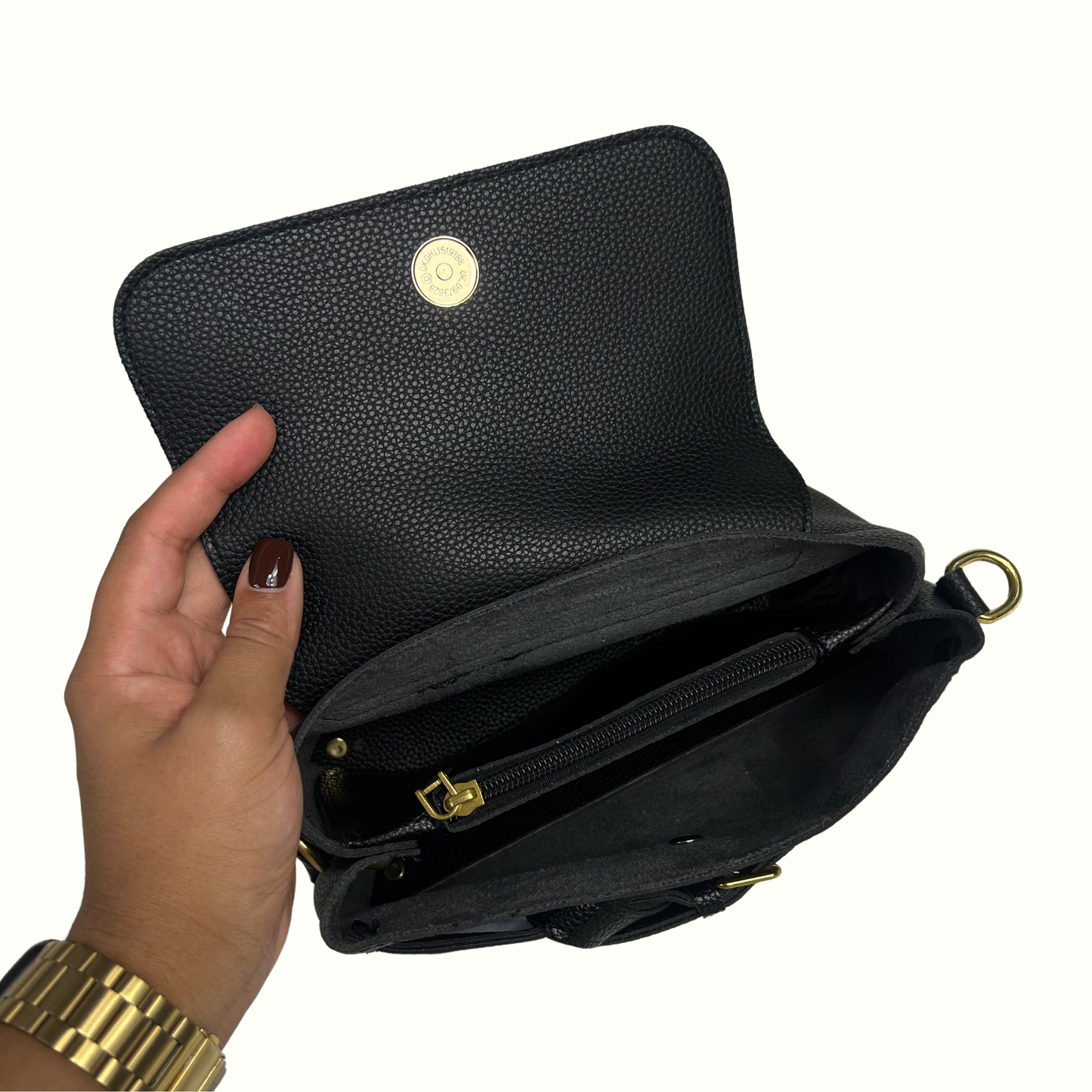 Personalised Vegan Leather Crossbody Bag
