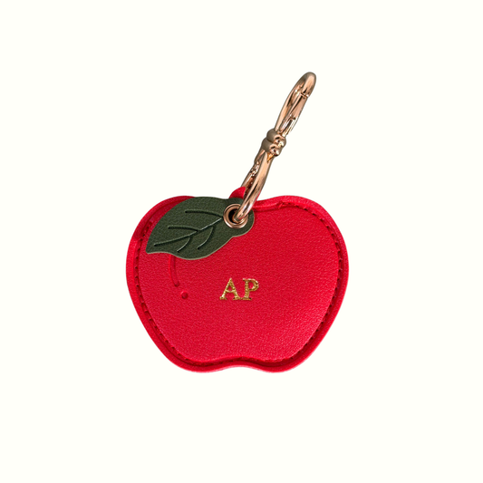 Personalised Apple Bag Charm - AirTag Holder