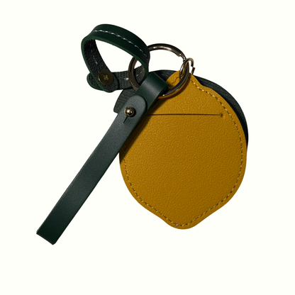 Personalised Lemon Bag Charm Keyring