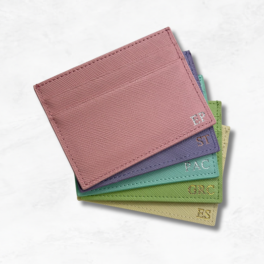 Personalised Leather Card Holder