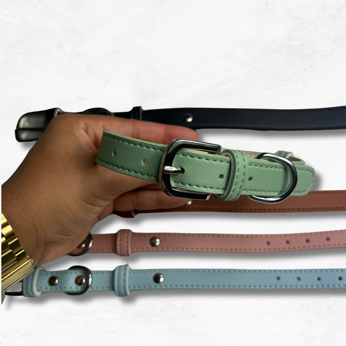 Personalised Vegan Leather Pet Collar
